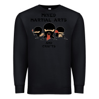 Black mixed martial arts and crafts Premium Sweatshirt - artisFamous