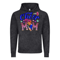 Vintage Black Cheer Mom Vintage Hoodie - CowhideDigitalArt