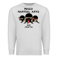 Dove Grey mixed martial arts and crafts Premium Sweatshirt - artisFamous
