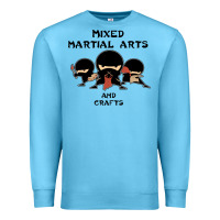Ocean Blue mixed martial arts and crafts Premium Sweatshirt - artisFamous
