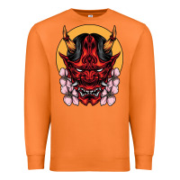 Carrot demon oni mask Premium Sweatshirt - artisFamous