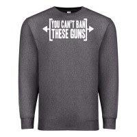 Charcoal Heather you can't ban these guns Premium Sweatshirt - artisFamous