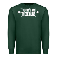 Sports Green you can't ban these guns Premium Sweatshirt - artisFamous