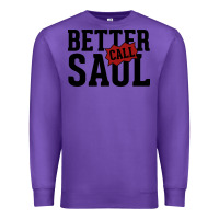 Purple better cal saul Premium Sweatshirt - artisFamous