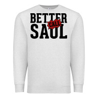Oatmeal Heather better cal saul Premium Sweatshirt - artisFamous