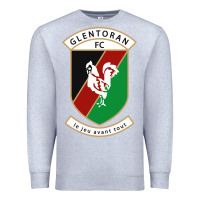 Heather Grey glentoran Premium Sweatshirt - artisFamous