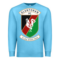 Ocean Blue glentoran Premium Sweatshirt - artisFamous