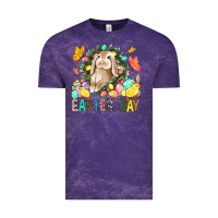 Cloud Purple Easter Day Vintage Tee - BundleAndBundleShop