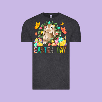 Easter Day Vintage Tee Designed By Bundleandbundleshop
