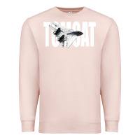 Pale Pink f 14 tomcat f14 navy jet fighter plane tshirt pilot t shirt Premium Sweatshirt - artisFamous