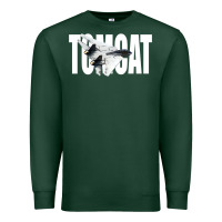 Sports Green f 14 tomcat f14 navy jet fighter plane tshirt pilot t shirt Premium Sweatshirt - artisFamous