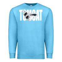 Ocean Blue f 14 tomcat f14 navy jet fighter plane tshirt pilot t shirt Premium Sweatshirt - artisFamous