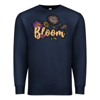 Navy bloom Premium Sweatshirt - JahusDesignShop
