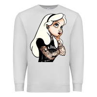 Dove Grey alice in wonderland Premium Sweatshirt - artisFamous