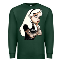 Sports Green alice in wonderland Premium Sweatshirt - artisFamous