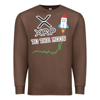 Chestnut xrp to the moon Premium Sweatshirt - artisFamous