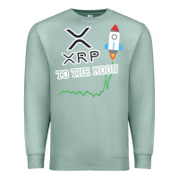 Seafoam xrp to the moon Premium Sweatshirt - artisFamous