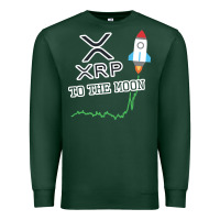 Sports Green xrp to the moon Premium Sweatshirt - artisFamous