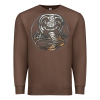 Cobra K.a.i Rusted Steel Snake Lo Go Graphic T Shirt Premium Sweatshirt | Teevron