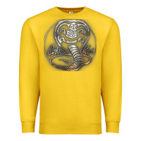 Lemon cobra k.a.i rusted steel snake lo go graphic t shirt Premium Sweatshirt - artisFamous