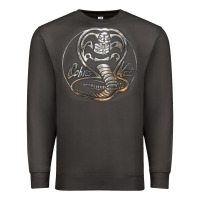 Smoke cobra k.a.i rusted steel snake lo go graphic t shirt Premium Sweatshirt - artisFamous