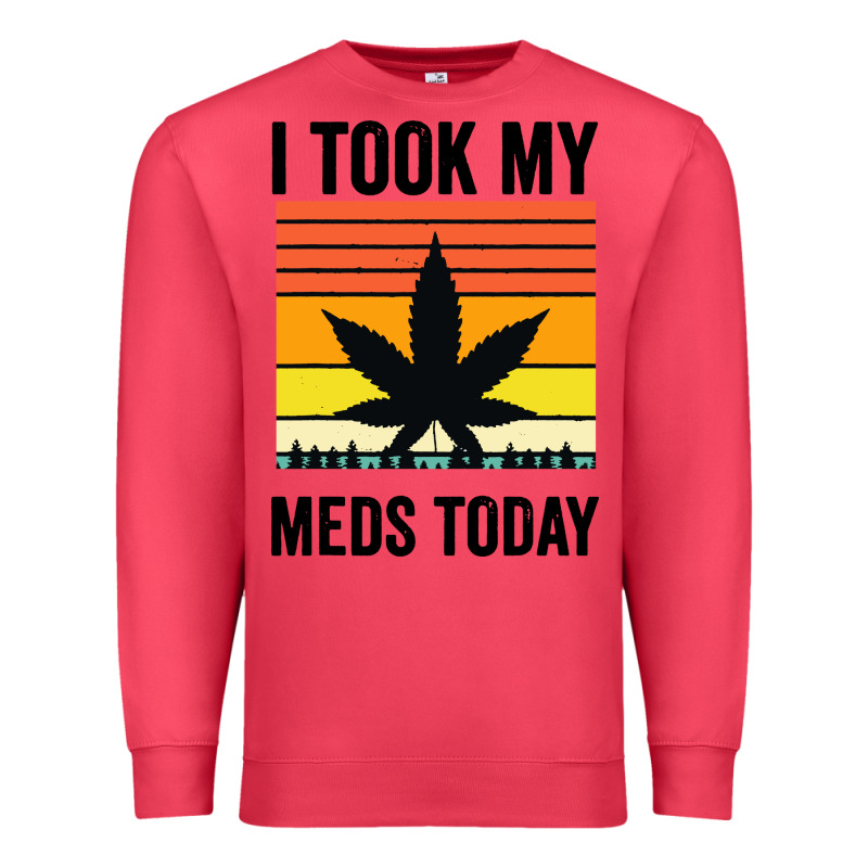 I Took My Meds Today Premium Sweatshirt by artisFamous | Teevron