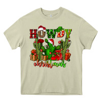 Mossy howdy christmas with cactusses Heavy Core Tee - CowGirlArtShop