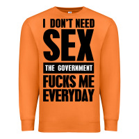 Carrot I DON'T NEED SEX Premium Sweatshirt - artisFamous