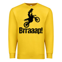 Lemon brraaap funny dirt bike Premium Sweatshirt - artisFamous