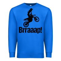 True Royal brraaap funny dirt bike Premium Sweatshirt - artisFamous