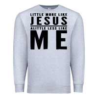 Heather Grey christian faith in christ Premium Sweatshirt - artisFamous