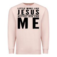 Pale Pink christian faith in christ Premium Sweatshirt - artisFamous