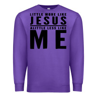 Purple christian faith in christ Premium Sweatshirt - artisFamous