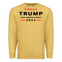 Antique Gold donald trump 2024 take america Premium Sweatshirt - artisFamous