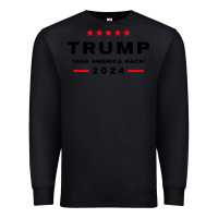 Black donald trump 2024 take america Premium Sweatshirt - artisFamous