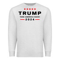 Oatmeal Heather donald trump 2024 take america Premium Sweatshirt - artisFamous