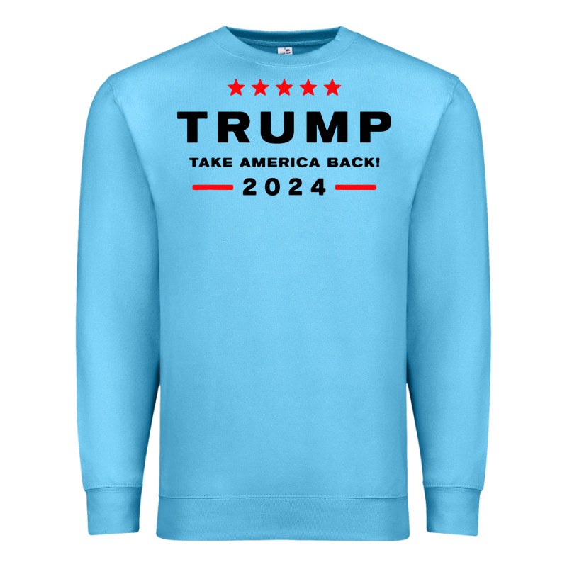 Donald Trump 2024 Take America Premium Sweatshirt by artisFamous | Teevron