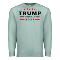Seafoam donald trump 2024 take america Premium Sweatshirt - artisFamous