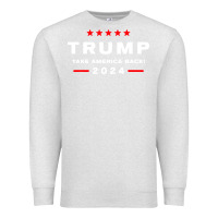 Oatmeal Heather donald trump 2024 take america Premium Sweatshirt - artisFamous