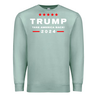 Seafoam donald trump 2024 take america Premium Sweatshirt - artisFamous