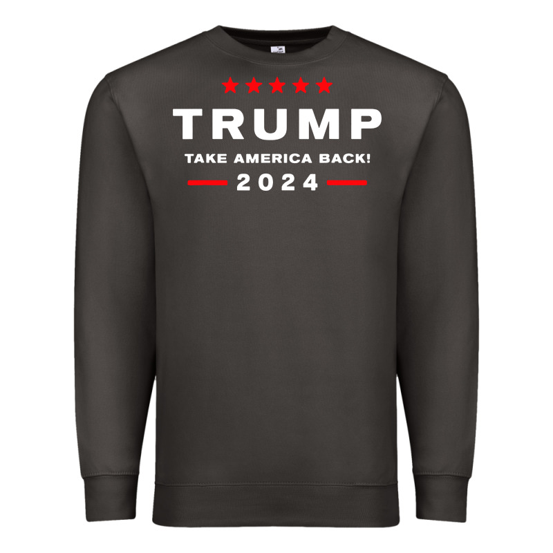 Donald Trump 2024 Take America Premium Sweatshirt by artisFamous | Teevron