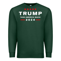 Sports Green donald trump 2024 take america Premium Sweatshirt - artisFamous