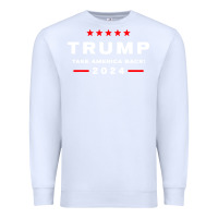White donald trump 2024 take america Premium Sweatshirt - artisFamous