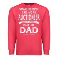 Cardinal auctioneer dad father's day gifts father daddy men t shirt Premium Sweatshirt - artisFamous