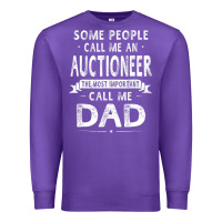 Auctioneer Dad Father's Day Gifts Father Daddy Men T Shirt Premium Sweatshirt | Teevron