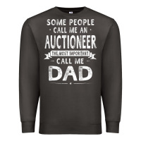 Smoke auctioneer dad father's day gifts father daddy men t shirt Premium Sweatshirt - artisFamous
