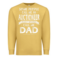 Antique Gold auctioneer dad father's day gifts father daddy men t shirt Premium Sweatshirt - artisFamous