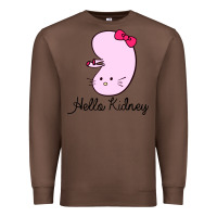 Chestnut hello kidney Premium Sweatshirt - artisFamous