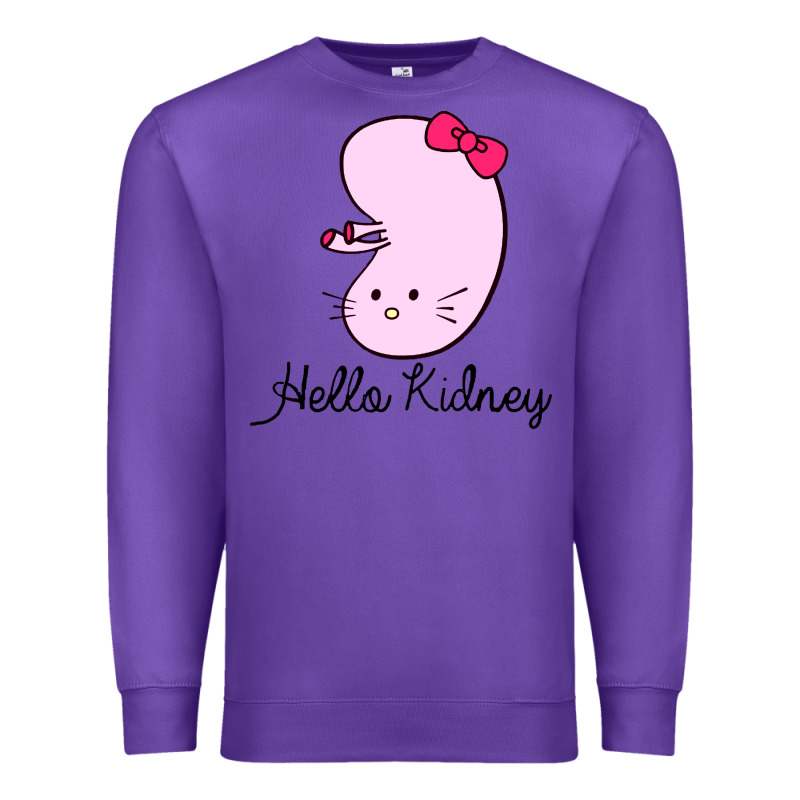 Hello Kidney Premium Sweatshirt by artisFamous | Teevron