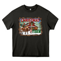 Asphalt Christmas On The Farm Heavy Core Tee - RanaPortraitStore